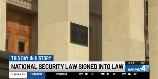 This Day in History: National Security Act signed into law
