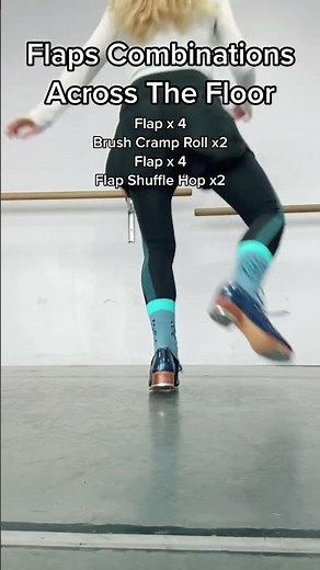 Tap Dance - Mini Tutorial - Flaps Across The Floor Exercise - #SHORTS