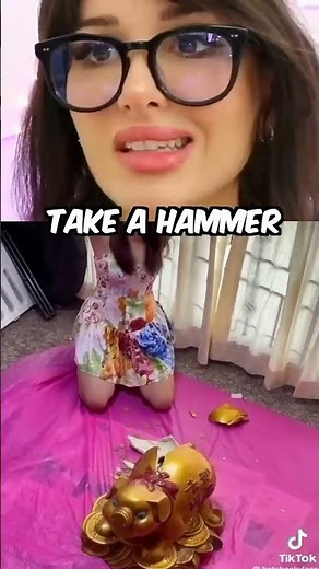 she had thousands in a PIGGY BANK!?