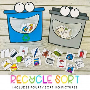 Recycle Sort - Recycling Activity - Earth Day Activities