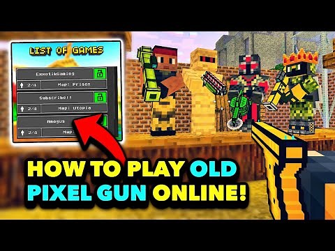 HOW TO PLAY OLD PIXEL GUN 3D ONLINE IN 2023! (Mod APK Download)