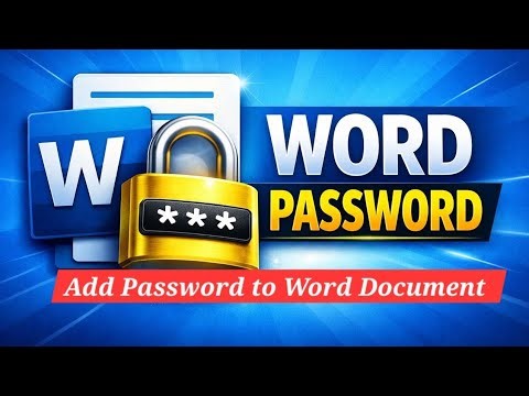 How to Add Password to a Word Document (Step by Step)