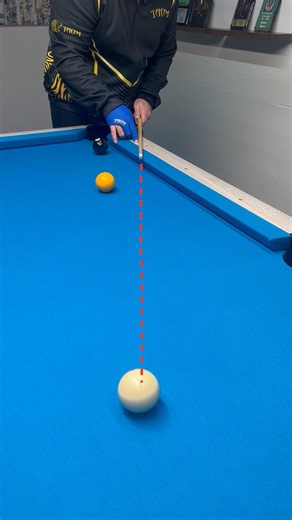 How to aim like a pro pool player.