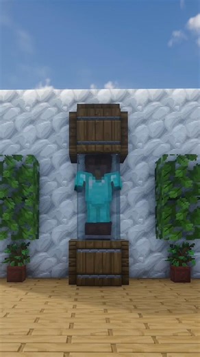 Minecraft Floating armour Stand Tutorial #shorts #viral #minecraft