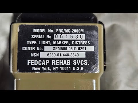 FRS/MS-2000M military IR strobe Review