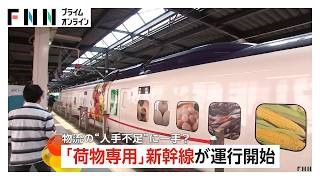 Japan Launches First Cargo-Only Shinkansen