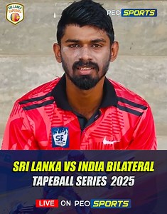 14K views · 86 reactions | The Sri Lanka vs India Bilateral Tapeball Series 2025 is here! Witness the action on April 6th & 7th Watch LIVE in true HD quality on PEO SPORTS on SLT-MOBITEL PEOTV PEO Sports 1 HD - Ch 323 | PEO Sports 1 SD - Ch 150 Watch the event LIVE & FREE anywhere in Sri Lanka on the PEO MOBILE APP Don’t miss a moment! #PeoSports #PEOTV #srilanka | PEO SPORTS | Facebook