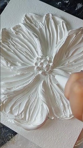 Must Try This New Texture Art Flower Technique !