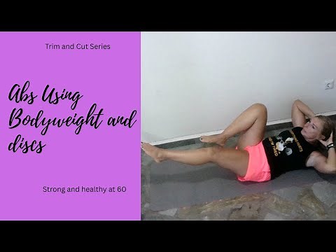 ABS USING BODYWEIGHT AND SLIDING DISCS (ALL FITNESS LEVELS)