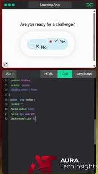 Pill Toggle Button with HTML & CSS Smooth UI Switch #shorts #viralshort #trending #buttonanimation
