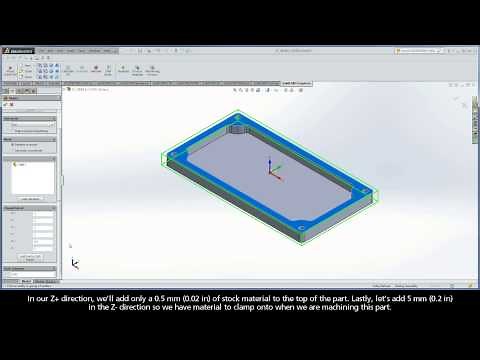 SolidCAM Jumpstart - Define the CAM-Part