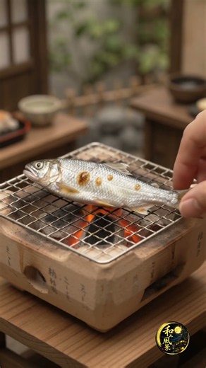 【鮎の塩焼き】Grilling Tiny Ayu Fish | Japanese Food ASMR