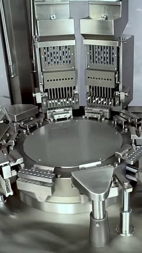 99K views · 327 reactions | It is a fully automatic capsule-filling machine to fill powder in the form of slugs in hard gelatin capsules, these are high-speed, high-performance machines that incorporate the latest international design and are built with precision using the most appropriate materials and up-to-date manufacturing systems. #engineering | Interesting Engineering | Facebook