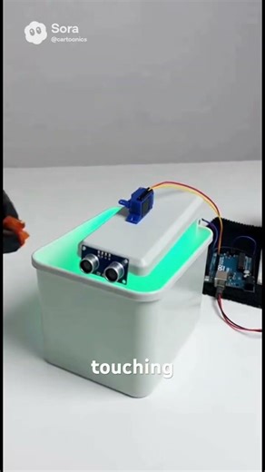 Smart dustbin using Arduino uno and ultrasonic sensor