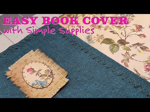 Easy Book Cover with Simple Supplies