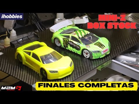 Mini-Z Box Stock | Finales completas de la carrera 🔥 Máxima igualdad en pista