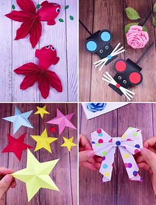 4.9K views · 87 reactions | Easy Paper Crafts and Fun Activities for Kids | Art & Craft | Facebook