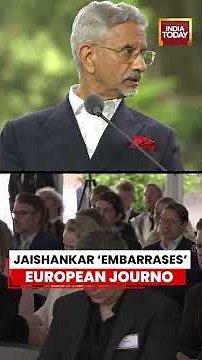 Jaishankar Rebukes European Journalist Over “Moral Ambiguity” Question #jaishankar #breakingnews