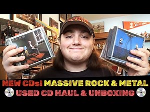 NEW CDs! MASSIVE NEW And USED CD HAUL At RECORD SHOW | ROCK & METAL COLLECTION UPDATE