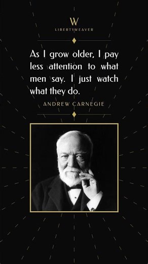 Andrew Carnegie | On Character | Biography In Description