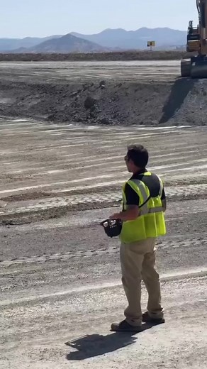 Excavator Operations at a Construction Site