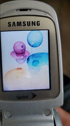 Samsung SPH A560 Sprint startup and shutdown.