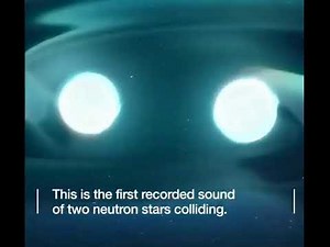 Real sound of neutron star collision #sciencesoul