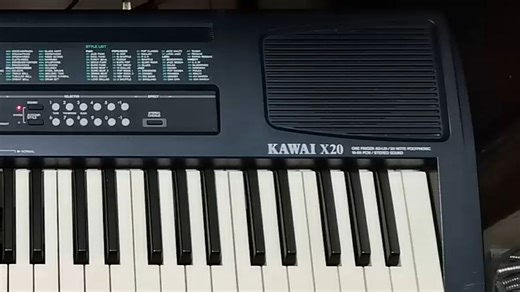 卡瓦依 X-20电子琴示范曲