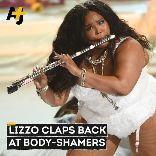 "I'm not working out to have your ideal body type." Lizzo has a message for body-shamers. | AJ