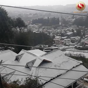 Shillong gets covered in white as the town receives a fresh spell of hailstorm Credits: RMT Hiphop(Youtube) #Shillong #Meghalaya | The Sentinel
