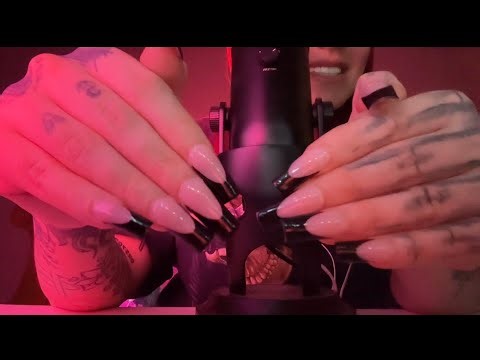 ASMR whisper ramble w/ nail tapping
