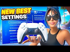 NEW Best Controller SETTINGS + Sensitivity on Console (Fortnite Tutorial)