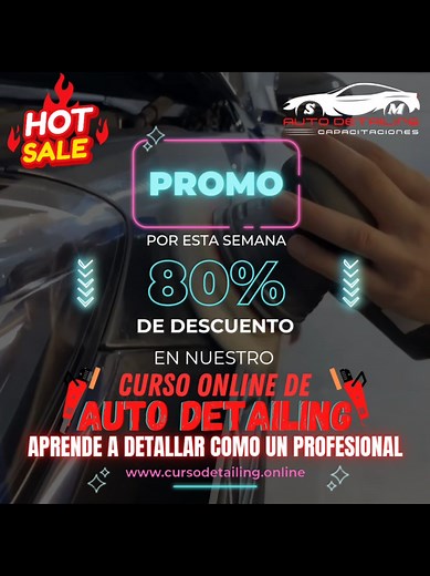 Curso Online de Car Detailing 🚘✨️