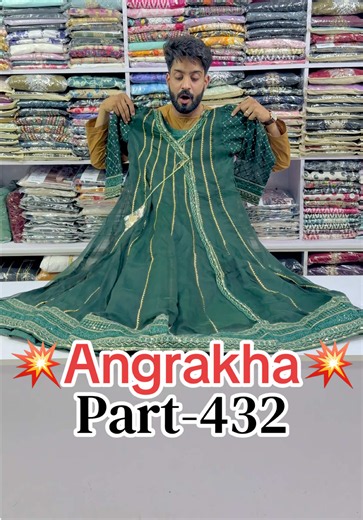 Angrakha Maxi Sale — Stylish Angrakha Maxi at 4800/-