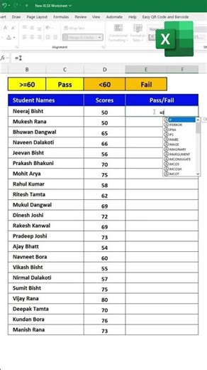 How to use the if function in excel. #if #function