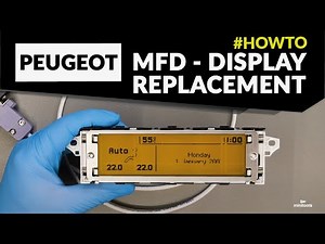 Citroën, Fiat, Lancia, Peugeot and Toyota multifunction unit LCD display replacement