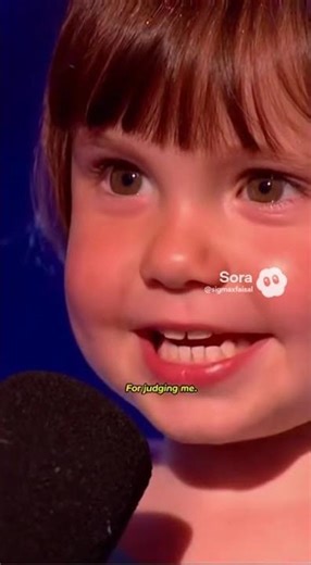Toddler Says Judges Are Brave for Judging Him 😆 #shorts #BGT #funnykids #viral