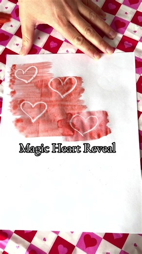 Revealing Hearts 💕 SAVE this super easy craft to do with your kids! Draw ✍️ using white crayon (thick card stock works best so the liquid doesn’t seep through). Paint over using water colours or a bit of food colouring with water! Follow @mumbee_hive for more fun ideas ✨ #valentinesday #craftsforkids #kidsactivities #craftideas #easycrafts