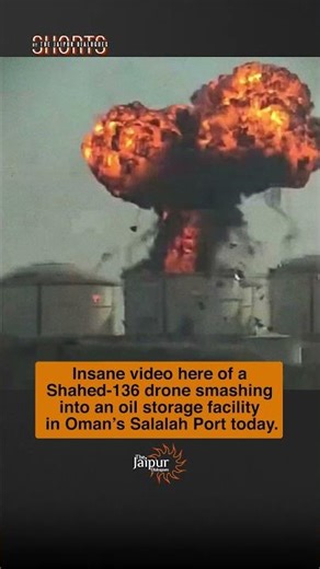 Drone Smashing a Oil Facility