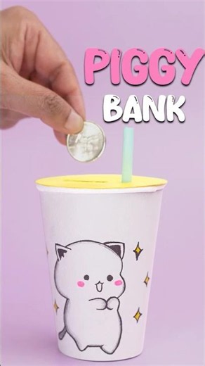 Paper Cup Piggy Bank | Easy Money Saving Craft | Best Out of Waste