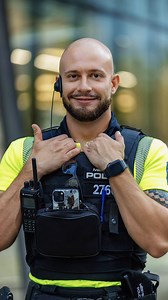 This POLICE Officer Seems Serious At First Sight, But When HE Smiles, It Just Melts Hearts❤️ #police