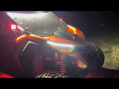CFMOTO z10 - 4 light bar, whipless lights, and rock lights.