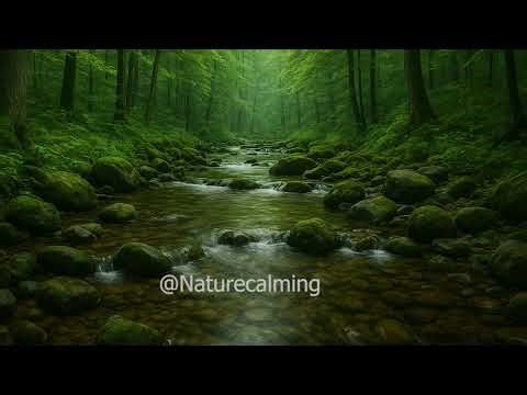 Nature Calming water sound, nature sounds, relaxing, peaceful
