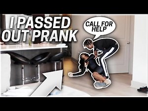 I PASSED OUT PRANK ON BOYFRIEND!!! (He Freaked Out)