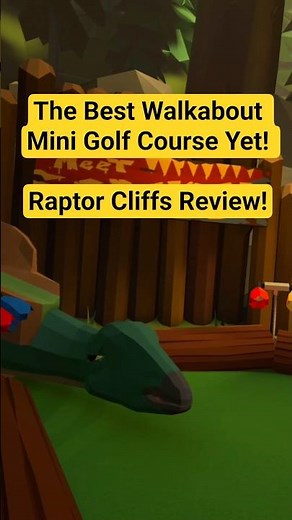 The Best course yet! - Walkabout Mini Golf Raptor Cliffs Review!