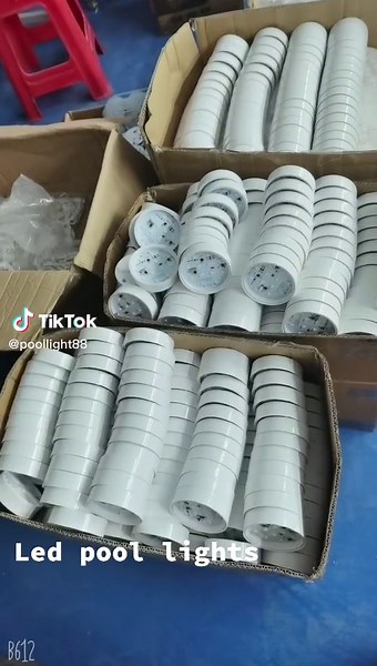 Led pool lights #submersiblelight #outdoorlights #swimmingpool #poollights #ledlights #production