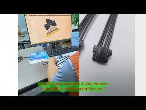 assembling idc connectors round to flat cable UL Factory Customized All Kinds of Connector Wire Harn