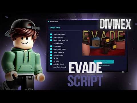 EVADE SCRIPT [RISE X LUMINARY] NO KEY & FREE - Speed, Fly, Fake E-Dash, AutoRespawn ios/android/pc