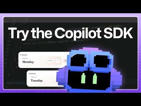 Build a Planning App with the GitHub Copilot SDK | demo