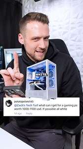 14K views · 140 reactions | How to Build a White $1000 Gaming PC | Zach’s Tech Turf | Facebook